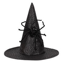 Колпак ведьмы черный с пауком BOOMZEE PBZ-07