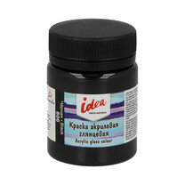 Краска акриловая 50мл 806 idea Черная декор глянцевая IGA-50 