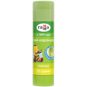 Клей карандаш 37г Пчелка прозрачный 42021.01.36