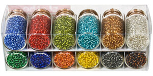 Набор бисера для рукоделия №3 Zlatka крашен с блеском асс мат SGB