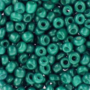 Бисер 10г 08/0 №0976 Zlatka 0961-0979 изумрудный GR