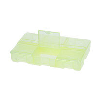 Контейнер 9x6x1,8см желтый прозр пласт T-178