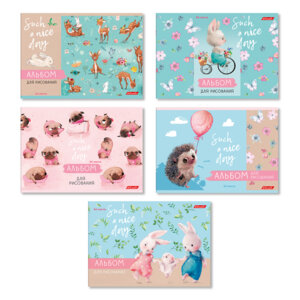 Альбом 24л Ребята зверята 24АЛСК4_4_3_9 000206