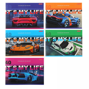 Альбом 40л Берегись автомобиля SVETOC 40АЛСК4_4_3_9 000226