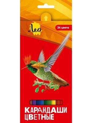 Карандаши 24цв Лео Ярко BSCP-24