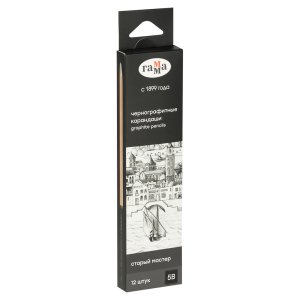 Карандаш ч/г 5B Старый мастер кедр 170322_5B