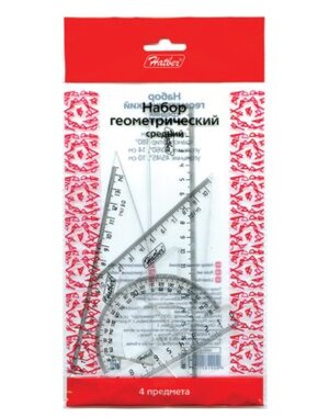 Набор геометрический Средний прозрачный MNn_04206