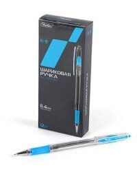 Ручка шар 0,4мм Синяя K-9 4CB_00032