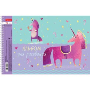 Альбом 24л Волшебный перф на отрыв тисн 5 диз.в блоке серия Спираль 24А4тВсп