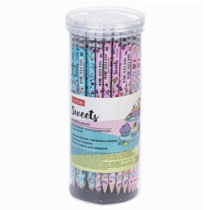 Карандаш ч/г HB с ластиком Sweets BL_076497