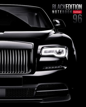 Тетрадь  96л Клетка Black Edition 96Т5лВ1