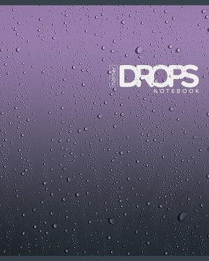 Тетрадь  80л Клетка Drops 80Т5лВ1