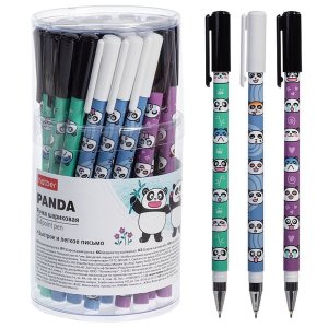 Ручка шар 0,7мм Синяя на масл основе Панда soft ink BP_088545