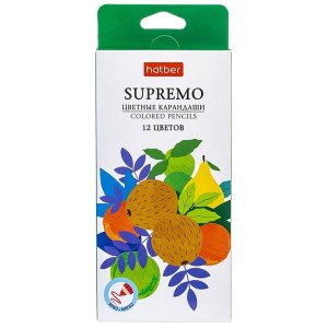 Карандаши 12цв Supremo мягкий стержень CS_079891