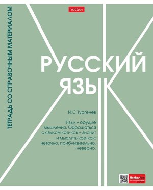 Тетрадь предм 48л Линия Русский язык Стиль 70-х 48Т5тВd1_33220
