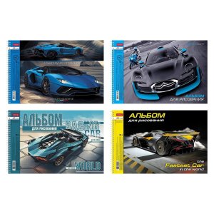 Альбом  48л Я люблю гонки Спираль 48А4Всп