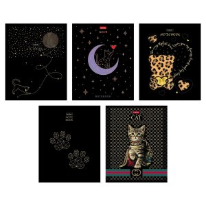 Тетрадь  48л Клетка 3D фольга Golden dream 48Т5лофВ1