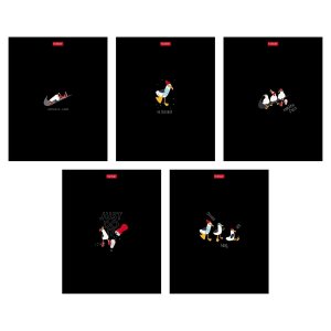 Тетрадь  48л клетка Приключения чайки 5 диз 48Т5В1пл