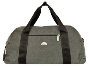 Сумка текстиль с ручками молодежная Серая спортивная 6-270