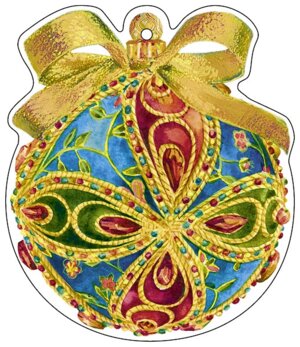 0258.429 Открытка Новогоднее украшение
