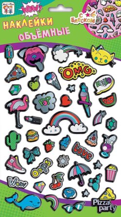 0708.105 Наклейки объемные