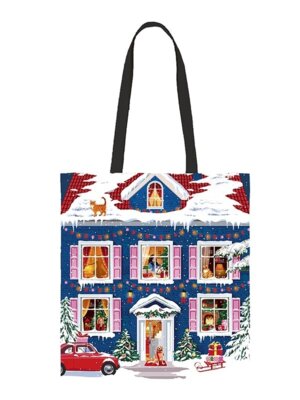 0432.220 Сумка текстильная премиум Рождественский дом
