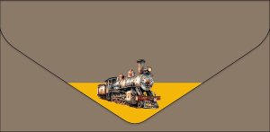 0216.925 Конверт Без надписи муж Паровоз