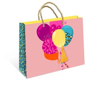 0557.117 Бумажный пакет делюкс Шары