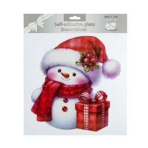 0703.220 Оформительская наклейка Снеговик