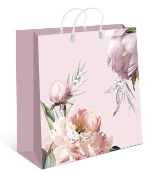 0426.400 Пластиковый пакет Нежные пионы