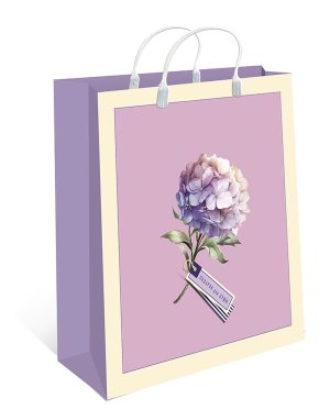0428.414 Пластиковый пакет Гортензия Подарок для души