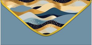 0320.596 Конверт Без надписи Орнамент муж