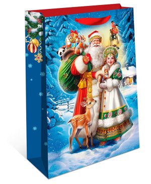 1310.912 Бумажный пакет стандарт плюс Дед Мороз и Снегурочка