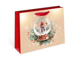 1322.919 Бумажный пакет стандарт плюс Новогодний шар желаний