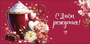 0319.741 Конверт С Днем Рождения жен