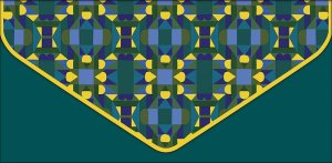 1216.450 Конверт Без надписи Орнамент жен