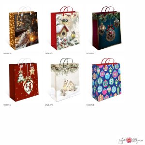 0428.476 Пластиковые пакеты набор Новый год 6 шт