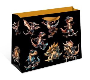 2326.068 Бумажный пакет стандарт плюс Динозаврики