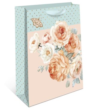 1595.198 Бумажный пакет премиум Нежные цветы