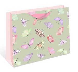 1594.196 Бумажный пакет премиум Бабочки