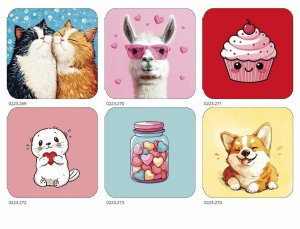 0994.852 Набор открыток мини С любовью 120 шт