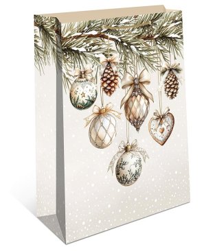 0191.599 Бумажный пакет Новогодние украшения