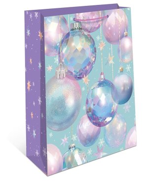 0191.617 Бумажный пакет Новогодние шары