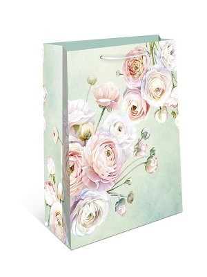 0192.836 Бумажный пакет Розовые цветы