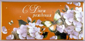 1216.602 Конверт С Днем Рождения жен