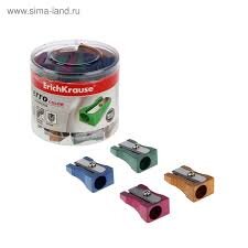 Точилка  алюминевая 1отв Ferro color ЕК 38014