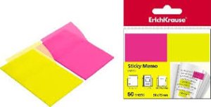 Пластиковые стикеры с клеевым краем Erich Krause 2х50х75 31180