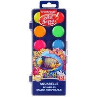 Акварель 12цв ArtBerry Неон с УФ защитой яркости 41727