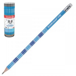 Карандаш ч/г HB с ластиком с табл умнож 2x2 45619