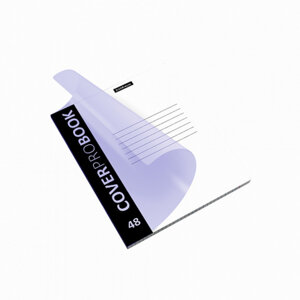 Тетрадь  48л Клетка CoverProBook Pastel Сиреневый с пласт облож 55231